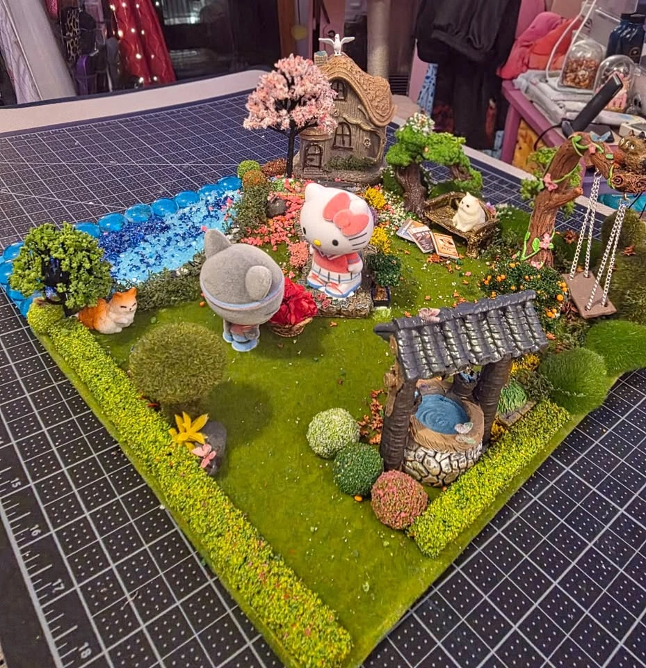 Hello Kitty Miniature Village