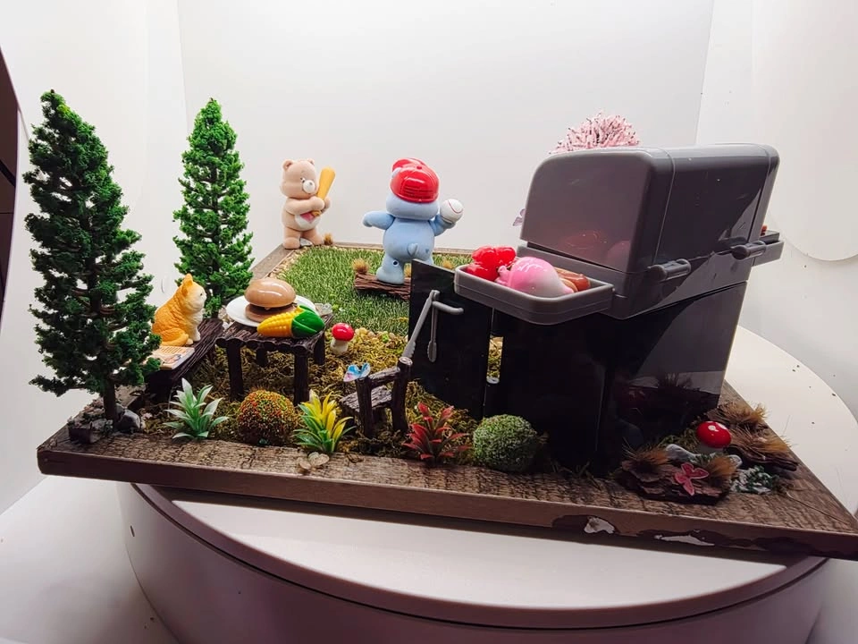Care Bears Playing at Park Diorama - photo 4