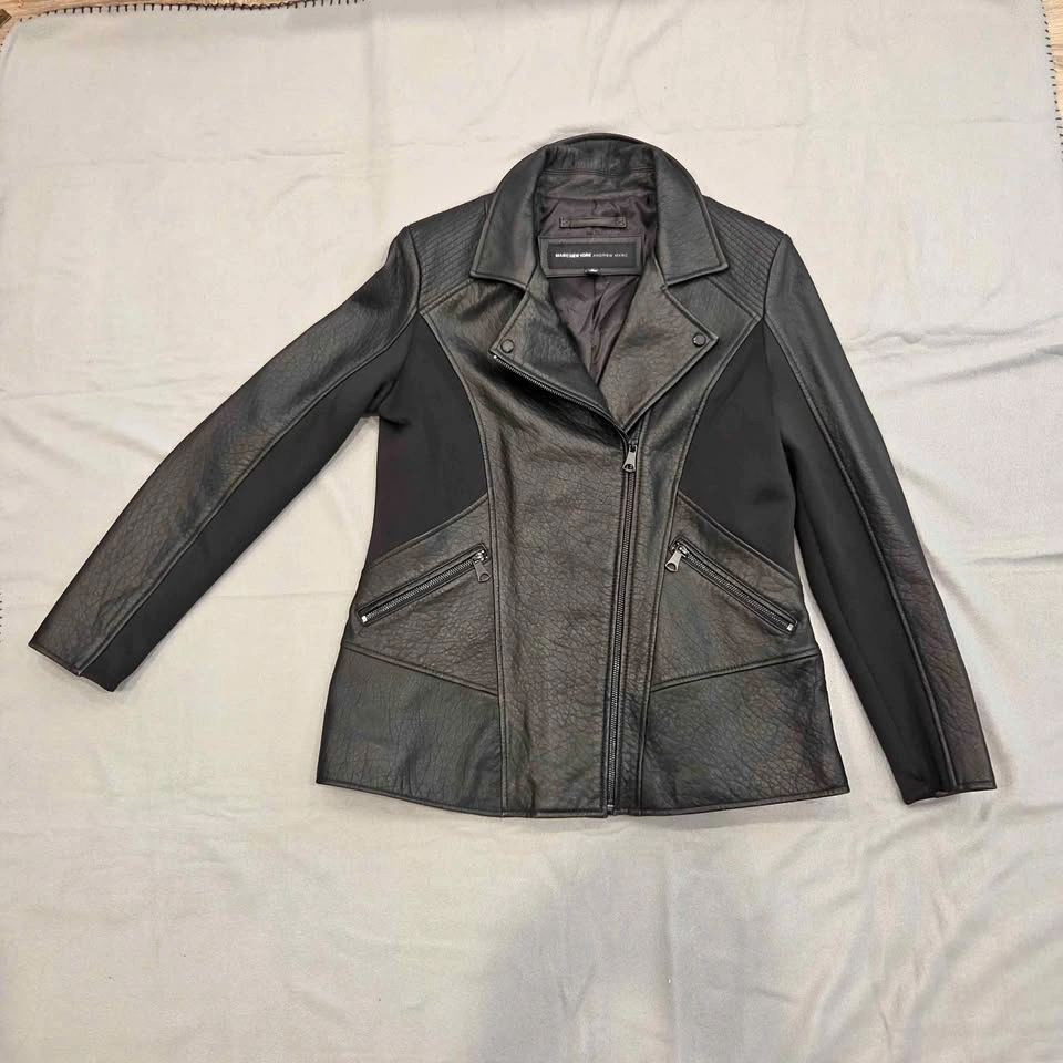 Women's leather jacket size Large