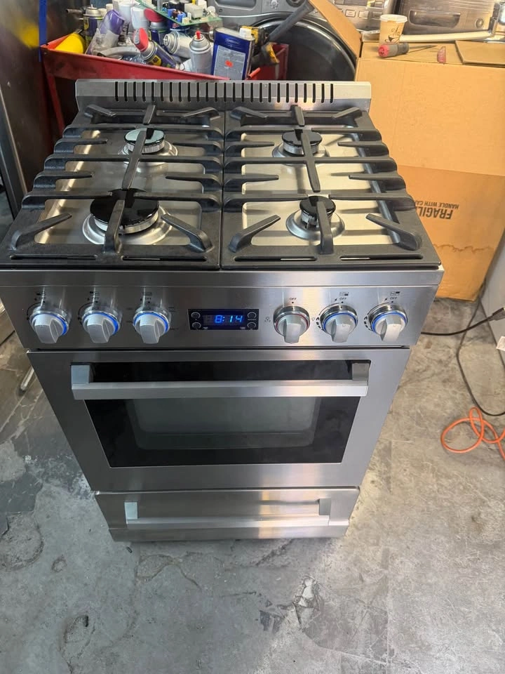 Avanti 24 wide stove 4 burners silver - photo 3