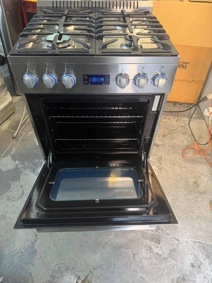 Avanti 24 wide stove 4 burners silver - photo 4