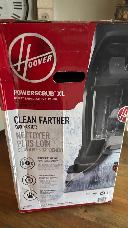 BNIB Hoover PowerScrub XL Carpet & Upholstery Cleaner - photo 5