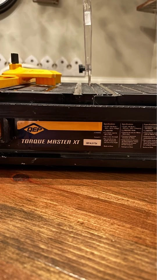 Torque Master 3/5 HP 4-inch Tile Saw - photo 4
