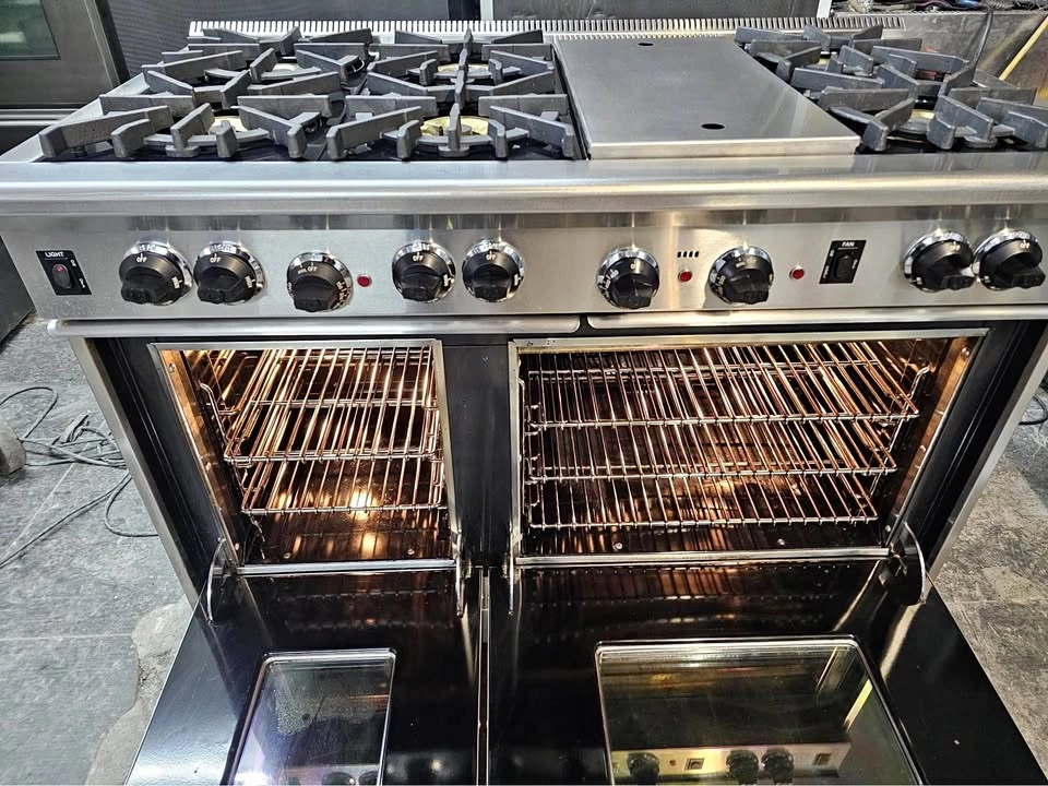 Wolf stove 48 wide 6 burners