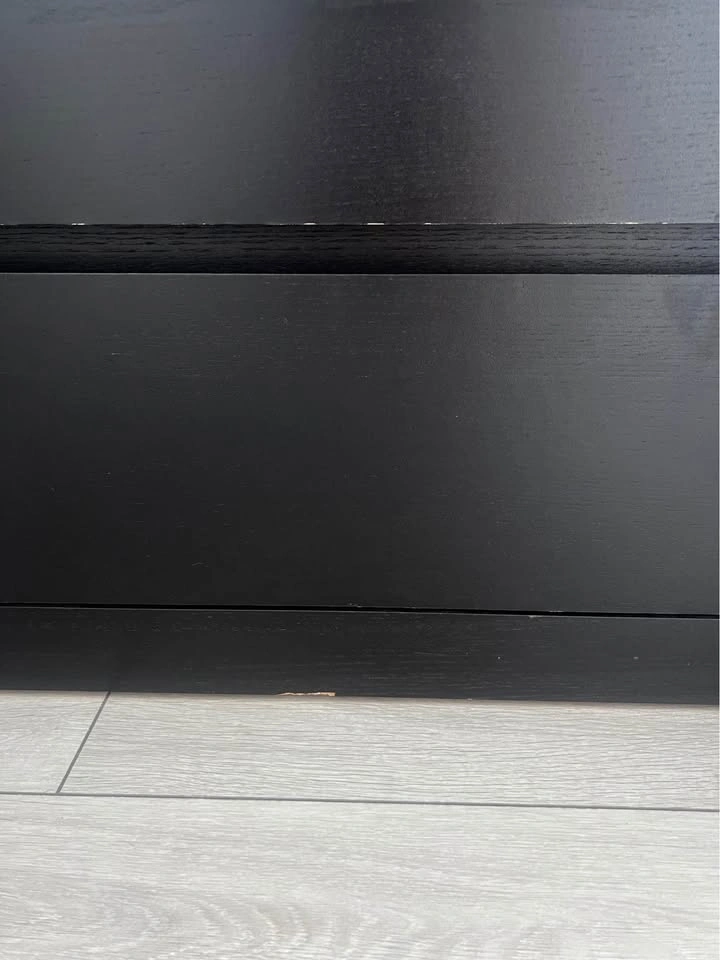 Black 4 drawer dresser - photo 3