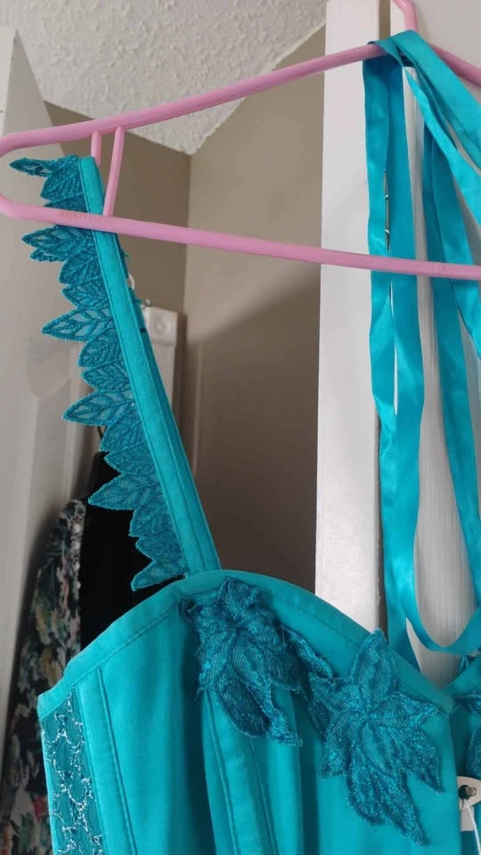 Gorgeous Cerulean Blue Corset - photo 3