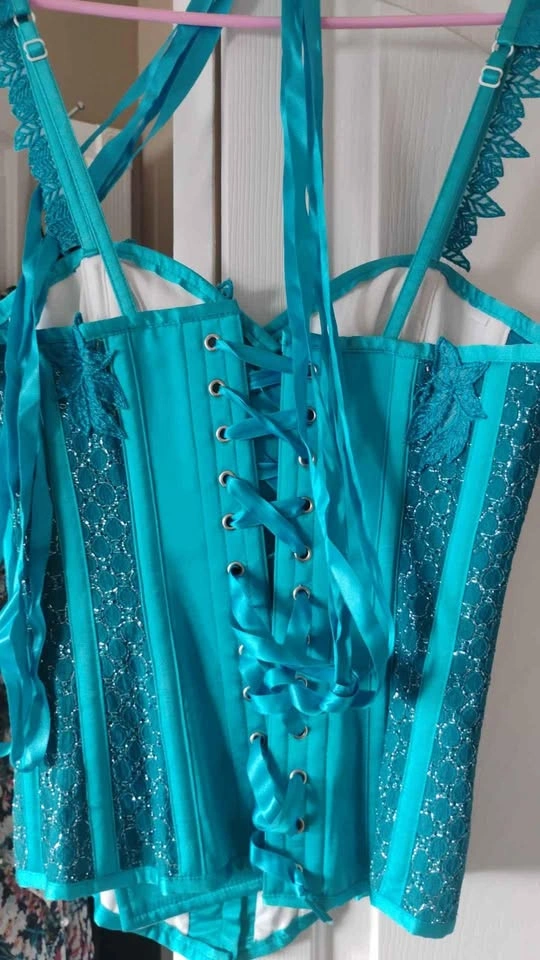 Gorgeous Cerulean Blue Corset - photo 4
