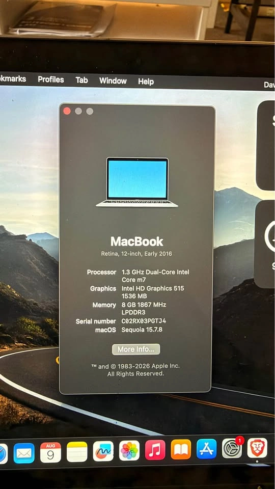 MacBook 12-inch Retina Early 2016 8GB 500GB - photo 2