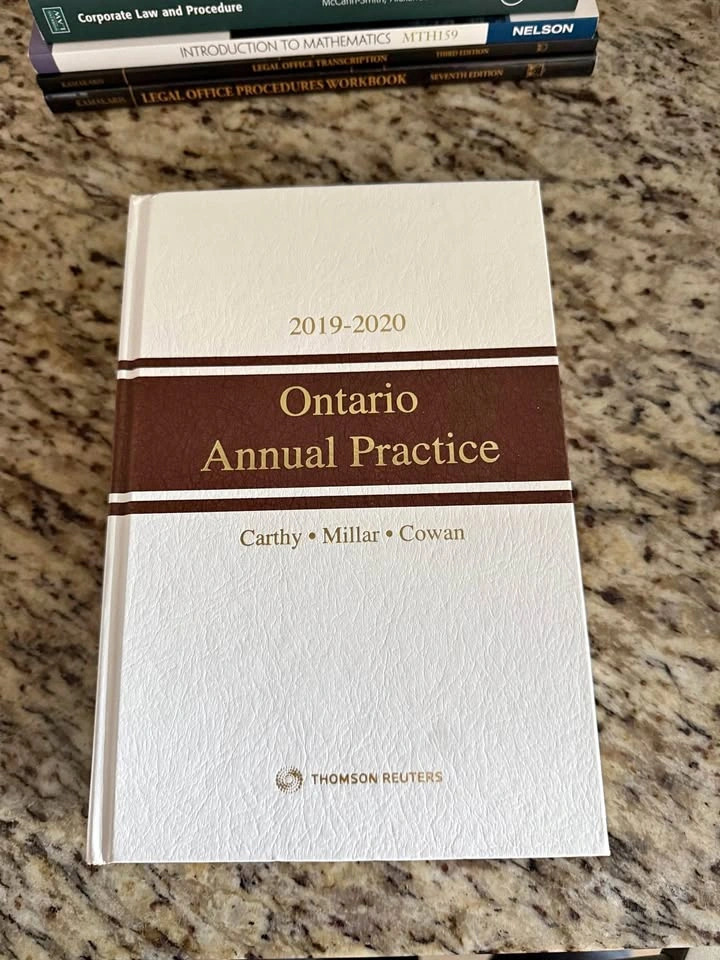 Ontario Annual Practice 2021-2022 - Carthy, Millar, Cowan