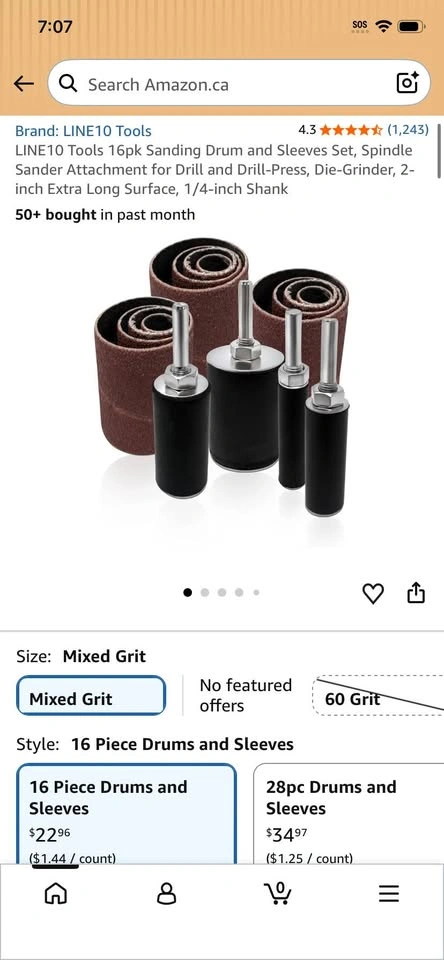 Sanding drum and sleeve set - photo 4