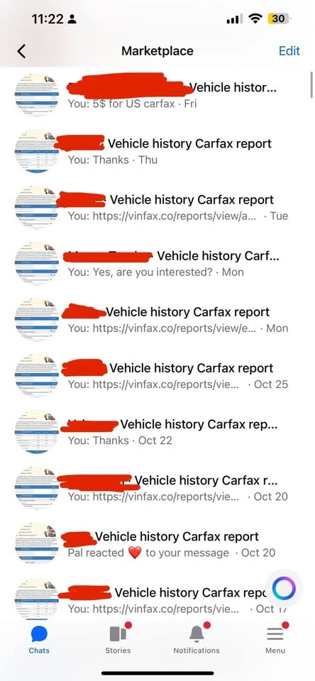 Canadian carfax report - photo 3