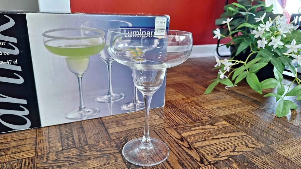 4 New Luminarc Connoisseur Margarita Glasses 16oz