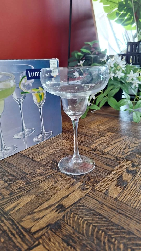 4 New Luminarc Connoisseur Margarita Glasses 16oz - photo 2
