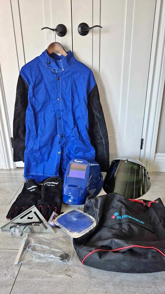 Blueshield and PowerWeld Welding Gear Set
