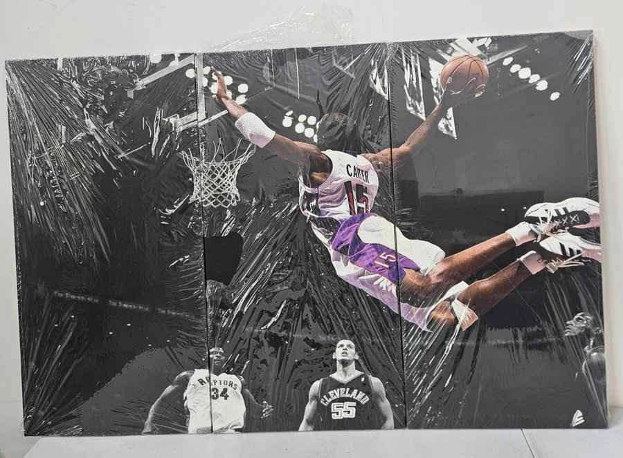 Vince Carter Toronto Raptors 3-Panel Canvas Wall Art - photo 2