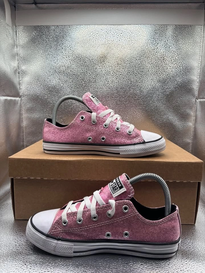 Converse chuck taylor allStar low glitter pink - photo 5