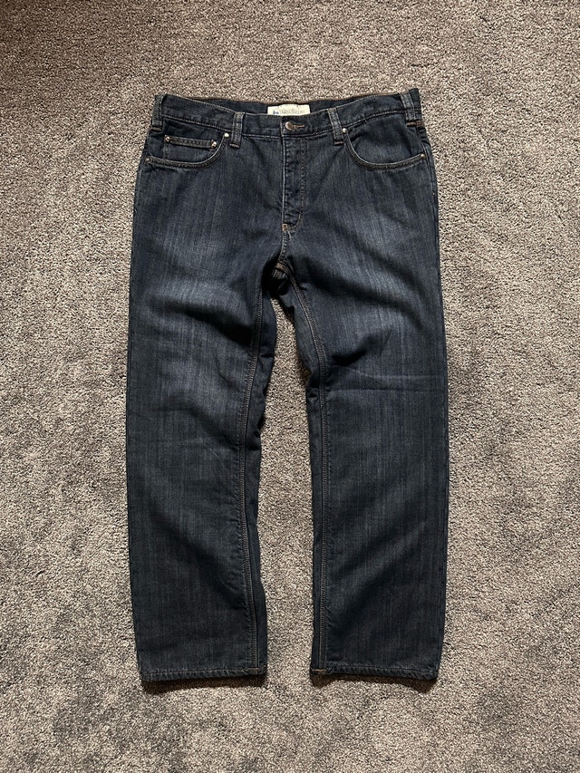 WindRiver Flannel Lined Dark Denim Jeans Size 36x30