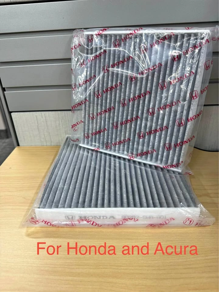Cabin air filters for Honda and Acura with activated carbon