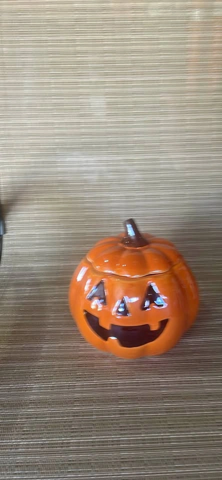 Ceramic Pumpkin Jar