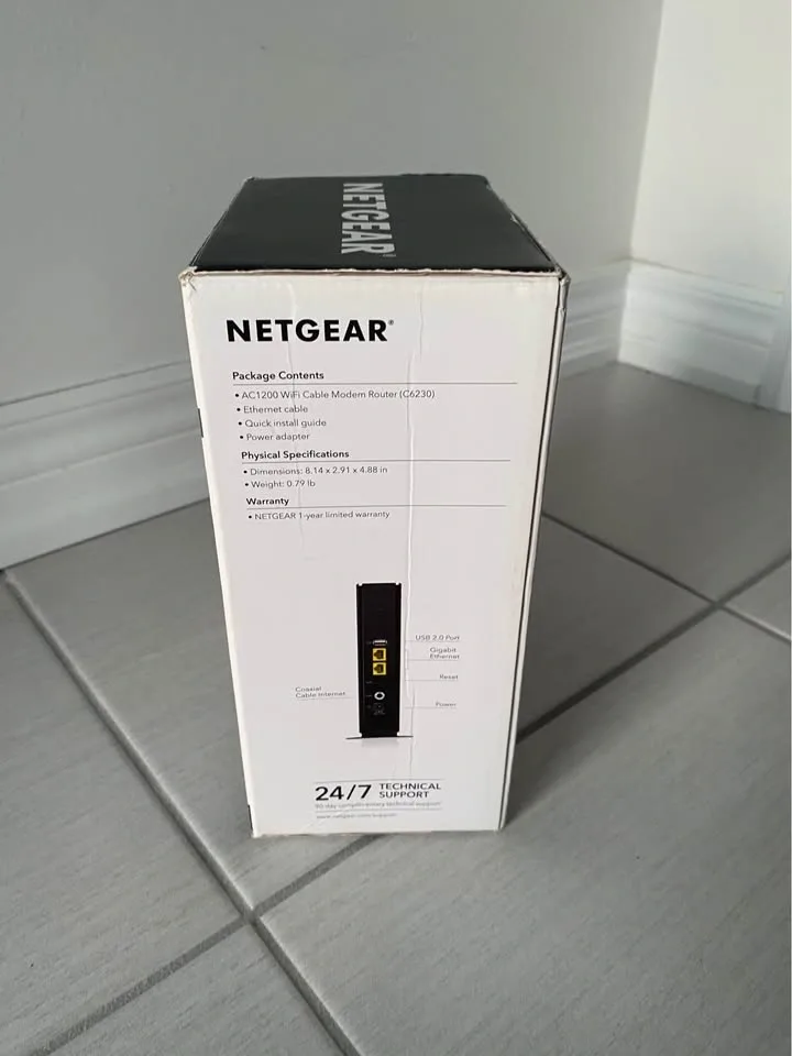 NETGEAR AC1200 WiFi Cable Modem Router - photo 2