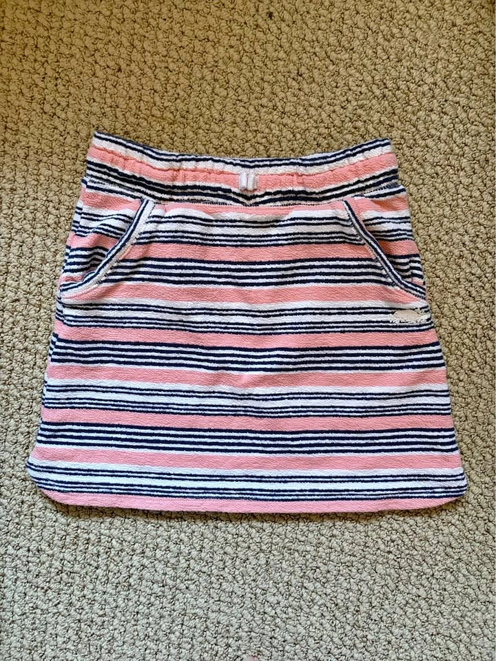 Roots kids striped terry cloth pink navy casual towel cotton min