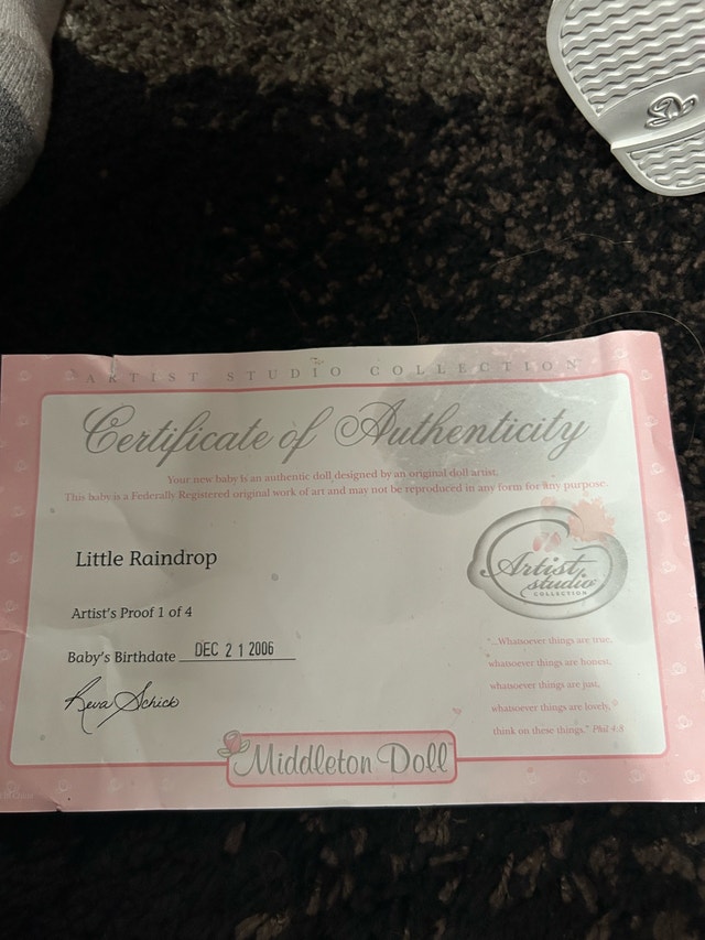 Little Raindrop Artist Proof Middleton Doll - photo 3