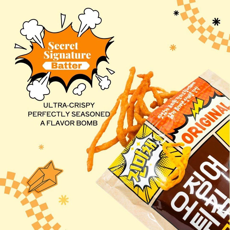 Korean Squid Tempura Snack – Original 80g 🦑 | Brand New - photo 4