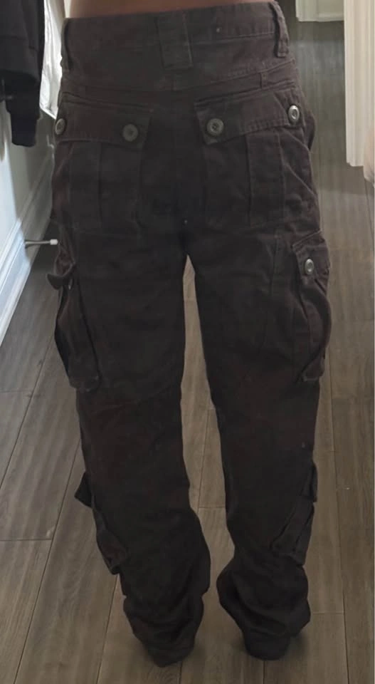 Women’s Black Cargo Pants - photo 3