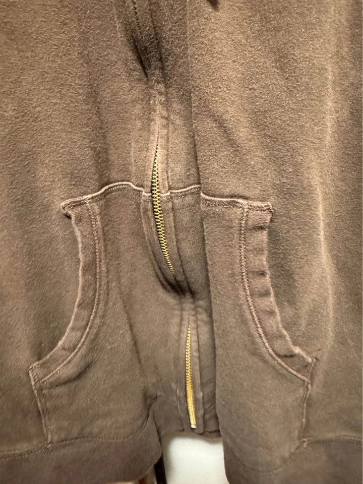 Y2K brown zip up - photo 4
