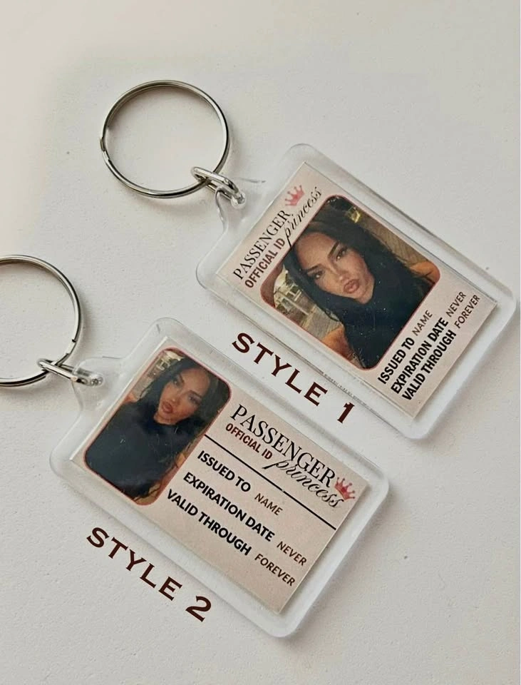 Custom Passenger Princess Keychain | Gift Ideas