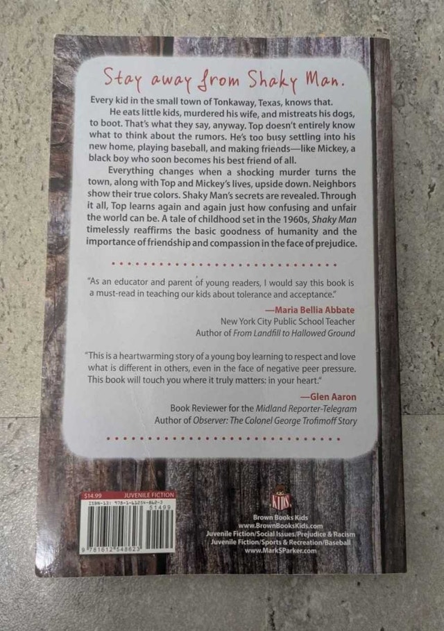 shaky man - novel book - photo 2