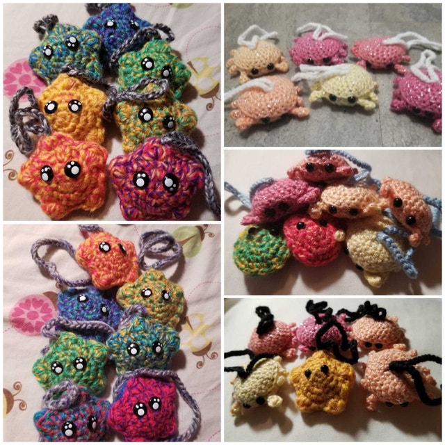 Cute crochet keychains $5 each