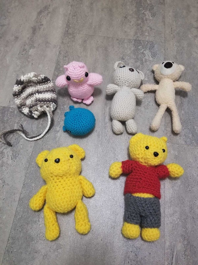 crochet plush All for $5 bears etc