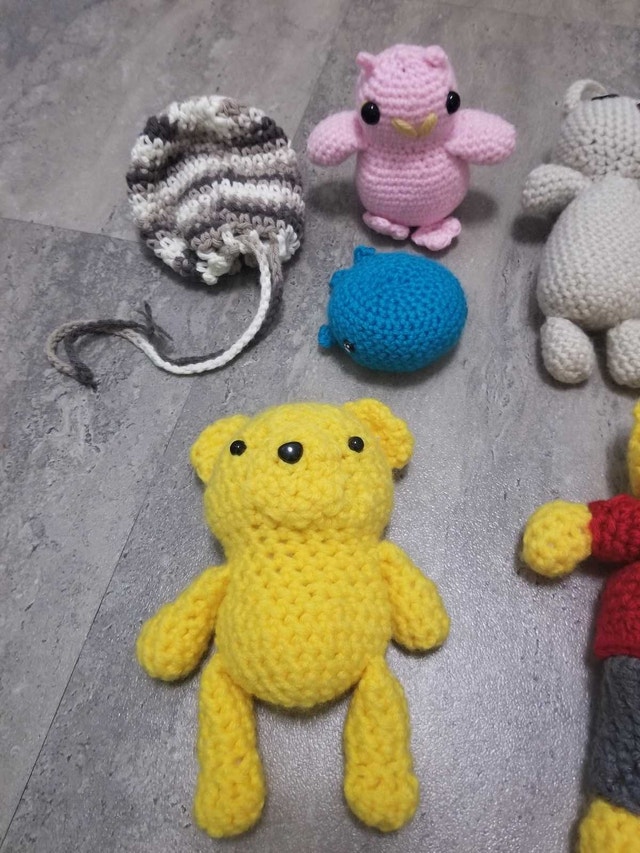 crochet plush All for $5 bears etc - photo 2