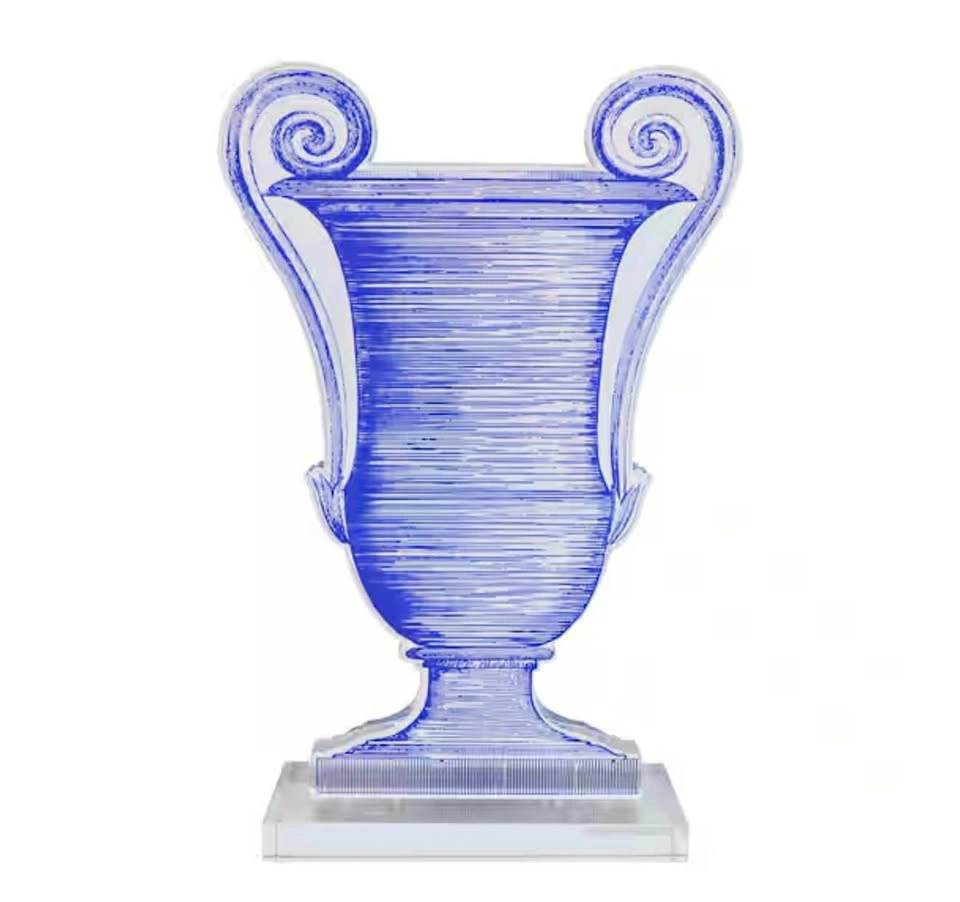 Jonathan Adler x Michaels 15.25" Blue Acrylic Trophy Décor