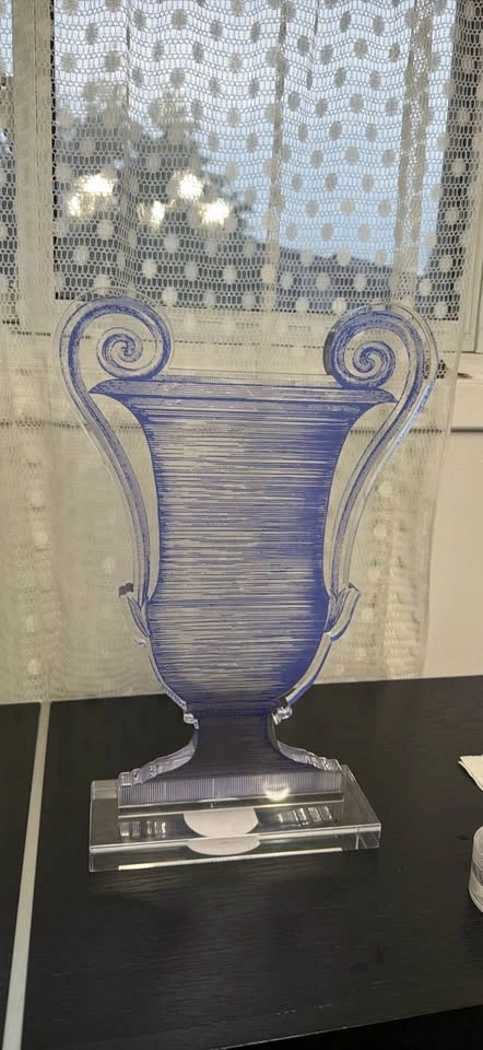 Jonathan Adler x Michaels 15.25" Blue Acrylic Trophy Décor - photo 4
