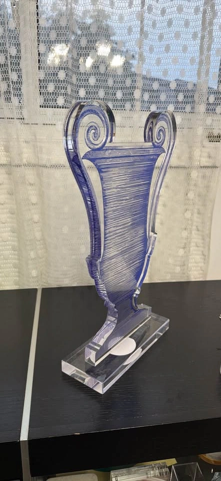 Jonathan Adler x Michaels 15.25" Blue Acrylic Trophy Décor - photo 5