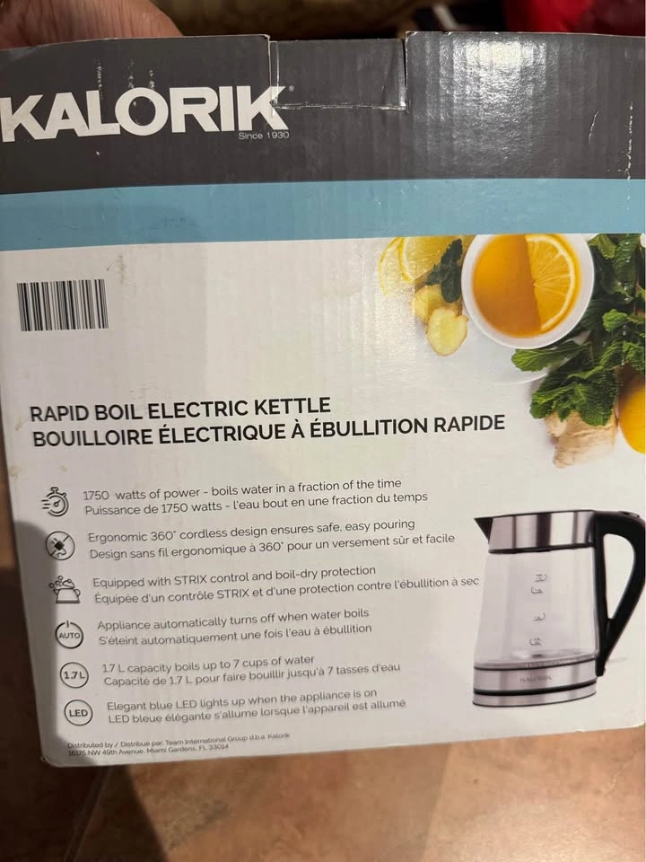 Kalorik Rapid Boil Electric Kettle - photo 2