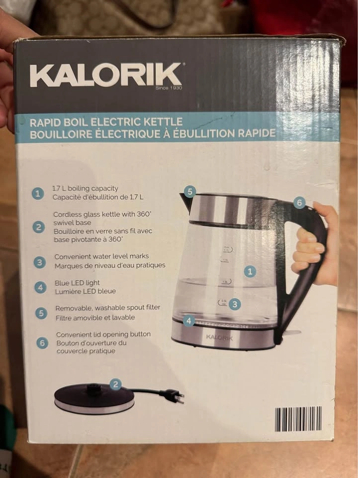 Kalorik Rapid Boil Electric Kettle - photo 4