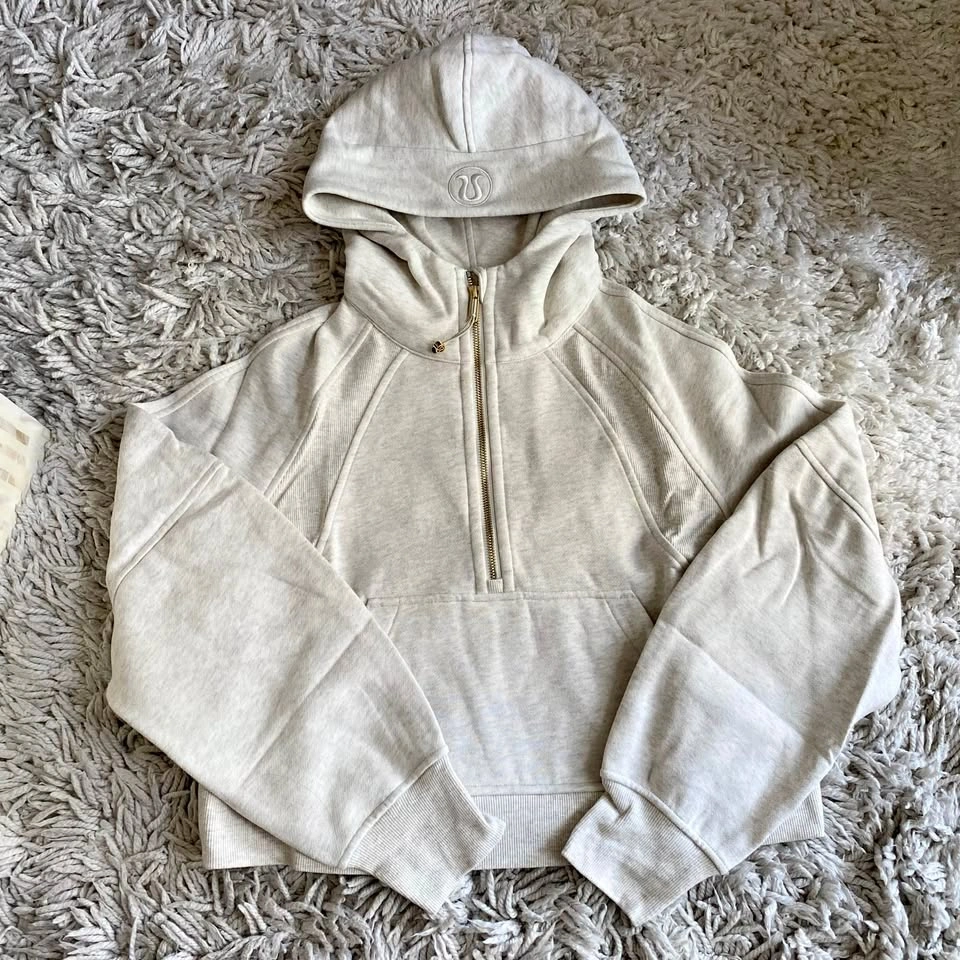 NWT Lululemon Scuba Oversized Half Zip Hoodie - Size XS/S, Heath - photo 4