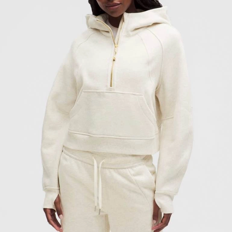 NWT Lululemon Scuba Oversized Half Zip Hoodie - Size XS/S, Heath