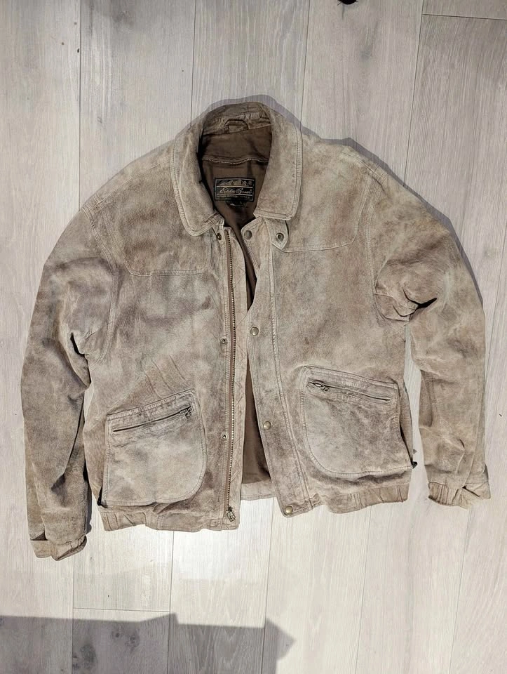 Eddie Bauer Suede Jacket - L