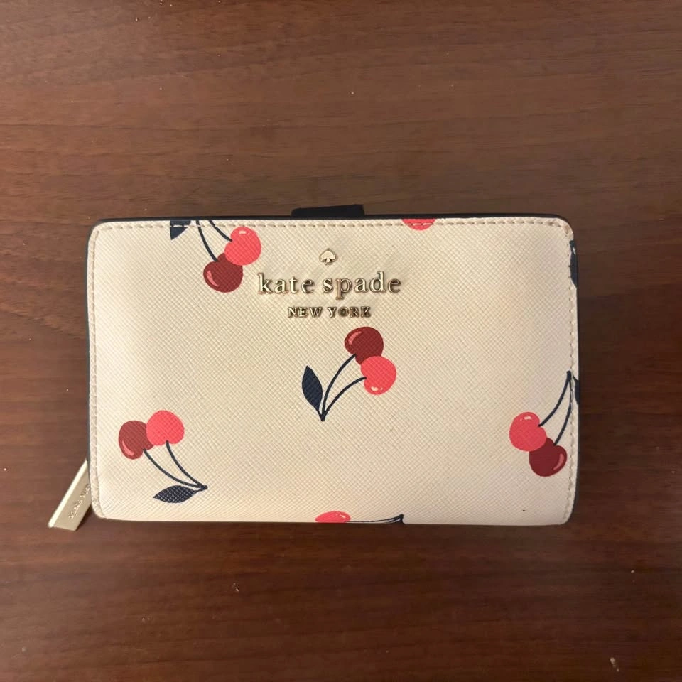 Kate Spade New York Cherry Print Bifold Wallet