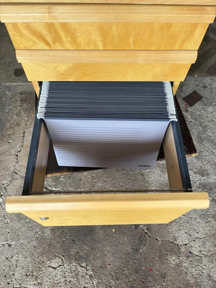 IKEA MALM 3-Drawer Mobile File Cabinet - photo 5