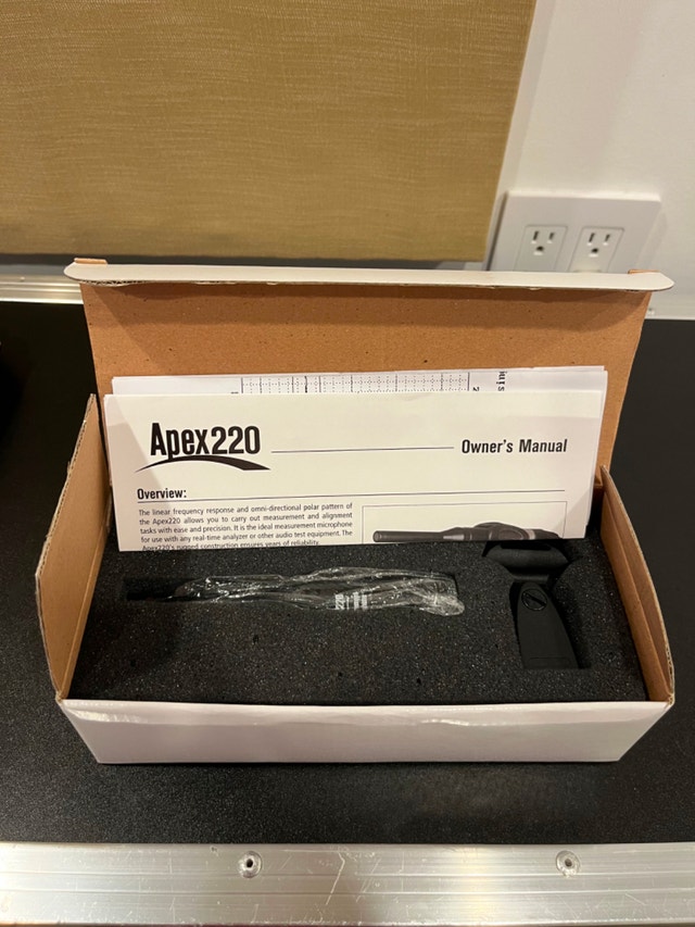 Apex 220 Omnidirectional Measurement Microphone - photo 2