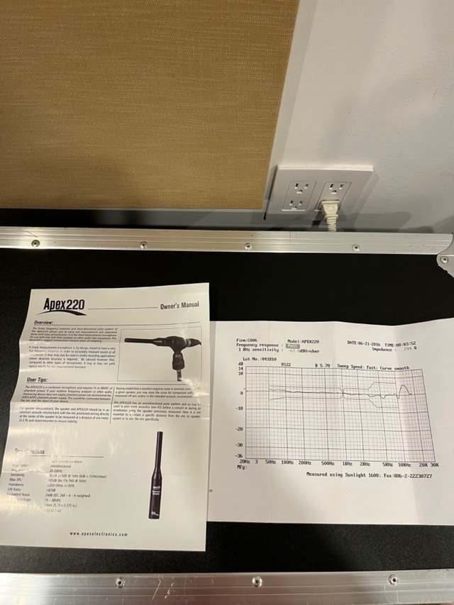 Apex 220 Omnidirectional Measurement Microphone - photo 3