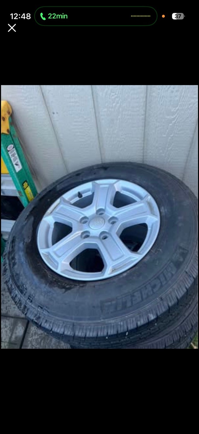Jeep Wrangler Winter Tires & Rims 245/75R17 - Set of 5