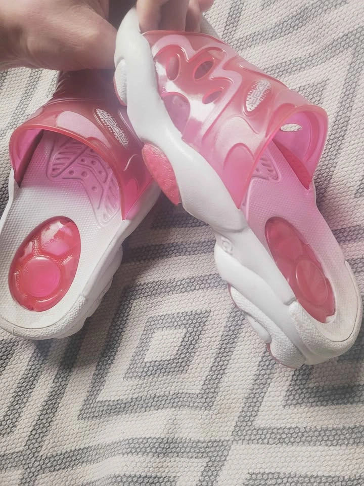 💗Rider Grendene Pink Jelly Slide Sandals Size 8🌊🩴 - photo 2