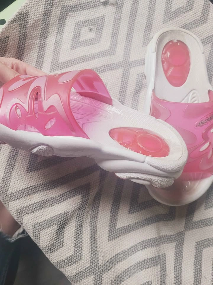 💗Rider Grendene Pink Jelly Slide Sandals Size 8🌊🩴 - photo 5