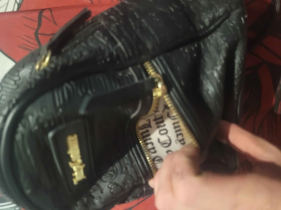 Juicy Couture Black Embossed Mini Backpack - photo 4